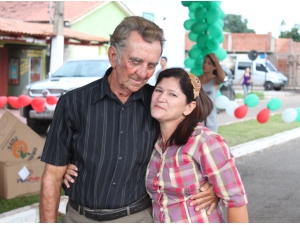 Osmar e sua esposa Ana Eunice