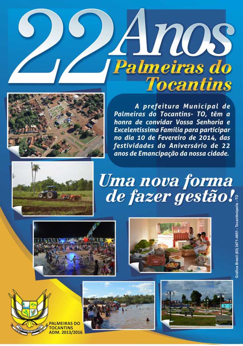 Ascom/Prefeitura de Palmeiras do Tocantins