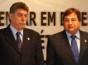 Senador João Ribeiro com o Deputado Federal Cesar halum