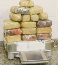 Pasta Base de Cocaína presa pela polícia federal