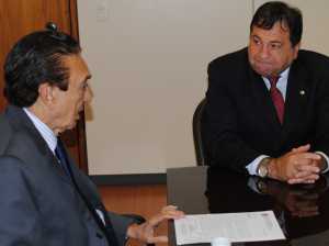 Cesar Halum e o Ministro Lobão